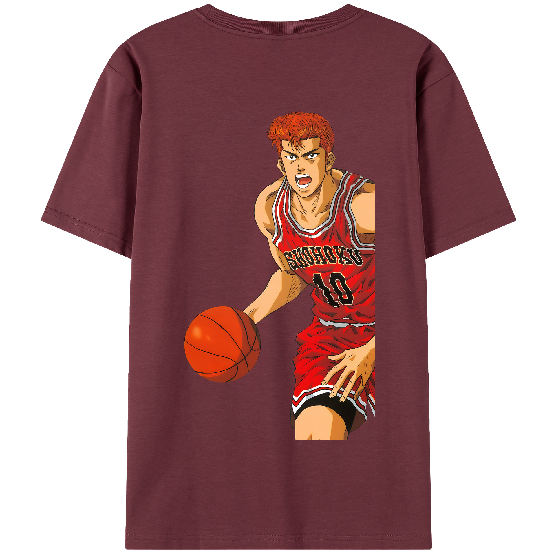 SLAM DUNK／スラムダンク 綿100％半袖Tシャツ（背面プリント）